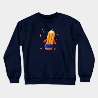 Pencil Rocket Crewneck Sweatshirt